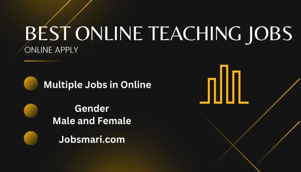 BEST ONINE TEACHING JOBS