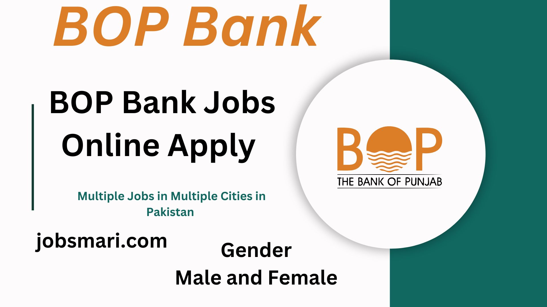 BOP Bank Jobs 2025